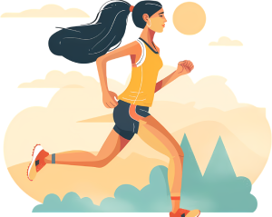 ランニング中の体の反応